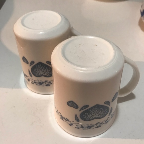 Corelle Blue Hearts Mugs - Picture 4 of 4